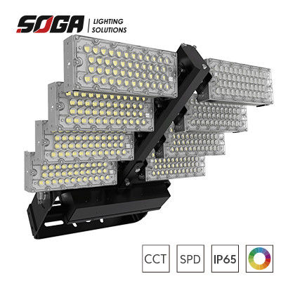 Detachable Driver Outdoor LED Sports Lights Aluminum Housing with Dimming Solutions